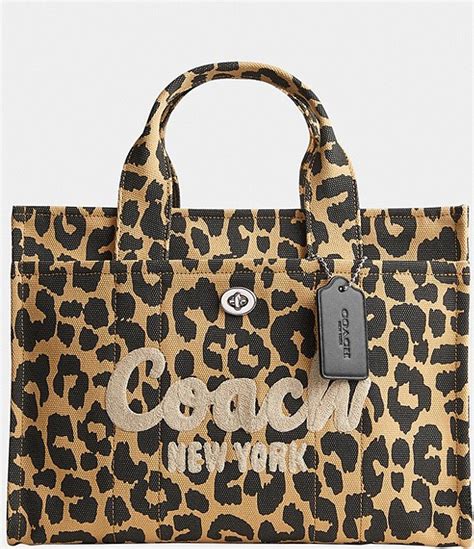 leopard print coach wallet|coach varsity leopard tote.